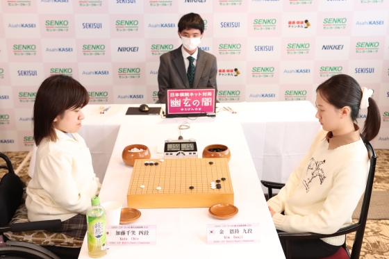 김은지, 일본 가토 지에 꺾고 센코컵 4강 진출!